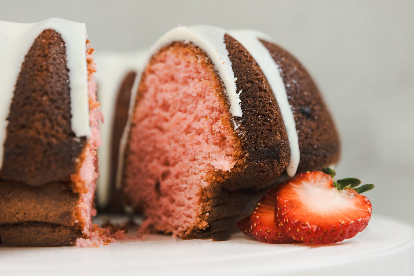 Gluten Free Strawberry Pound Cake