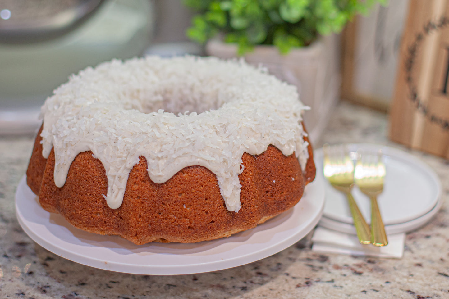 “Coconut” Pound Cake