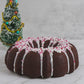 "Peppermint Bark" Pound Cake